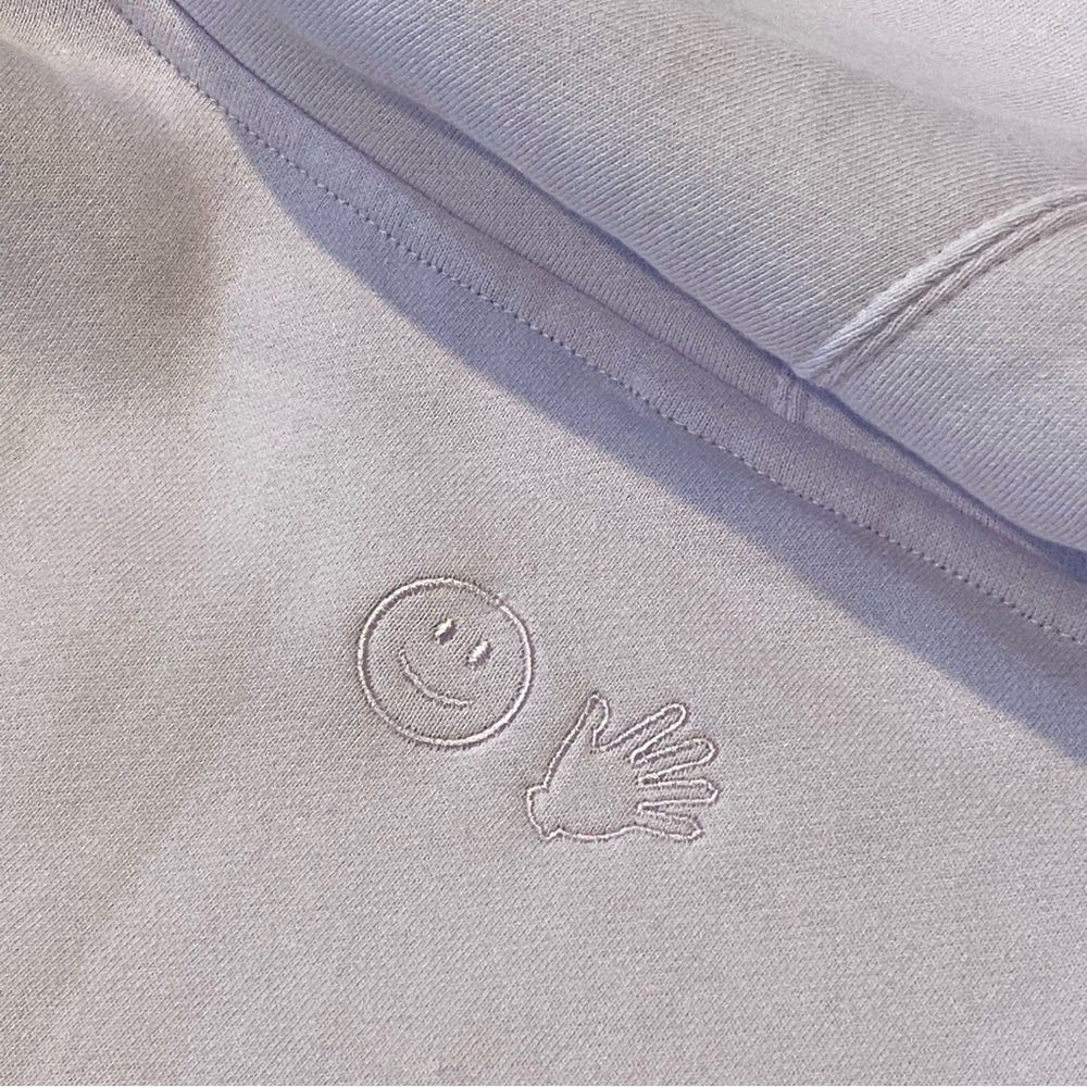 GLOSSIER Lavender Oversized Hoodie - Picture 6 of 10